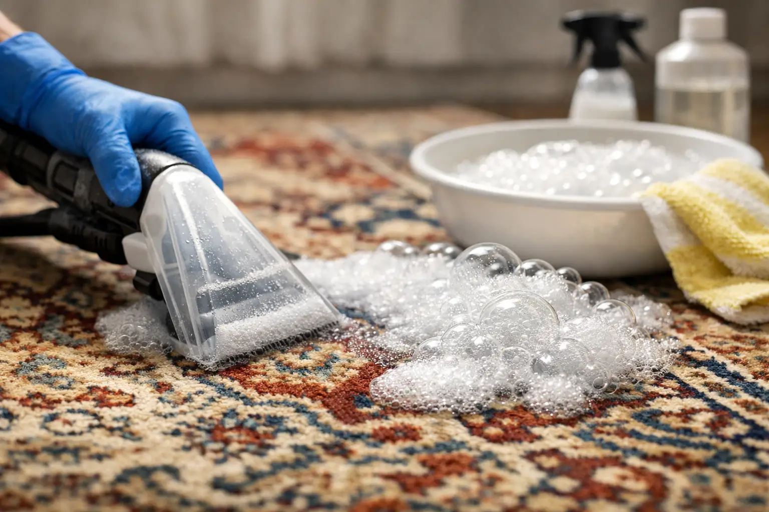 How to Clean Oriental Rugs Without Overwetting