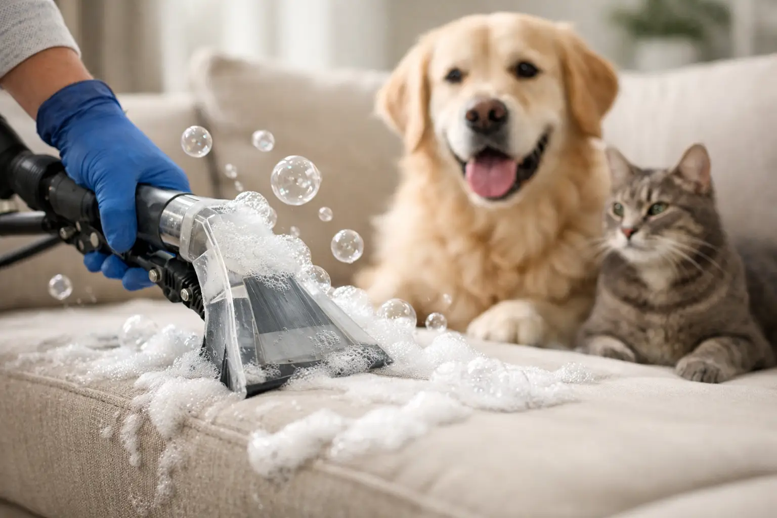 Can Upholstery Cleaning Remove Pet Smells?