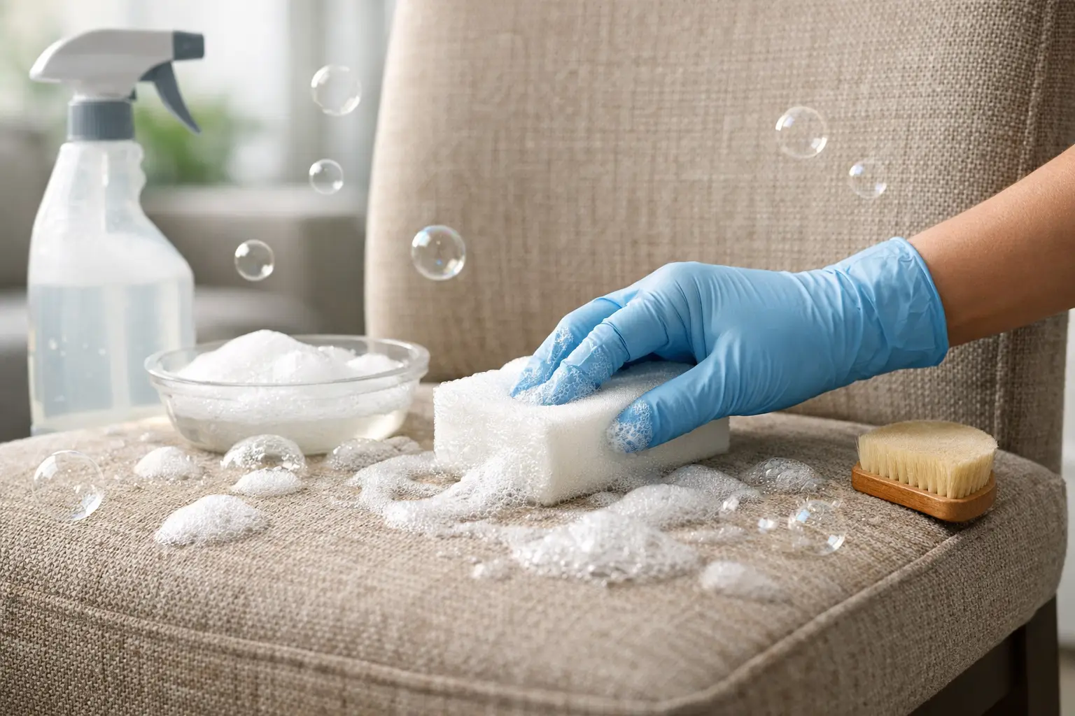 How to Clean Upholstered Chairs Without Soaking Them